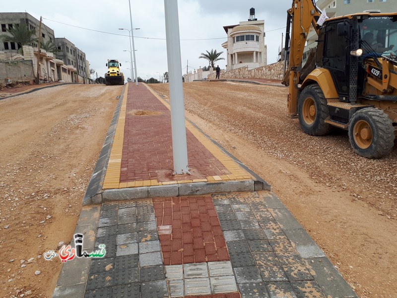  فيديو: ولن يتوقف ... انجاز المرحلة الاولى من شارع المرحوم الشيخ عبدالله نمر درويش والرئيس يؤكد  هذا الشارع الحيوي سيصل الى مدخل قرية كفربرا 